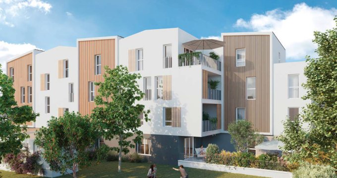 Achat / Vente programme immobilier neuf Saint-Nazaire résidence contemporaine proche des commodités (44600) - Réf. 7816