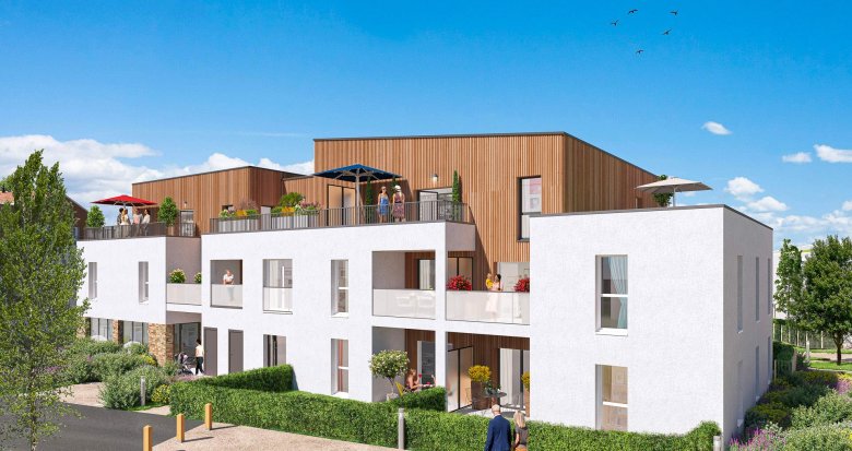 Achat / Vente programme immobilier neuf Bouaye en coeur de ville et proche gare TER (44830) - Réf. 13811