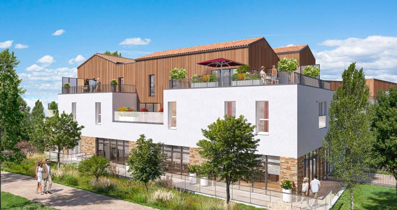 Achat / Vente programme immobilier neuf Bouaye en coeur de ville et proche gare TER (44830) - Réf. 13811