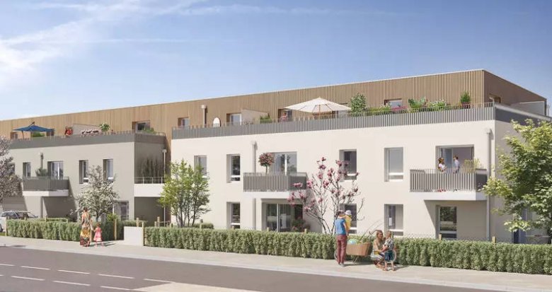 Achat / Vente programme immobilier neuf Guérande à moins de 15 min en voiture des plages (44350) - Réf. 12281