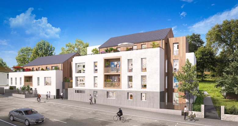 Achat / Vente programme immobilier neuf Nantes au coeur du quartier Contrie (44000) - Réf. 5295