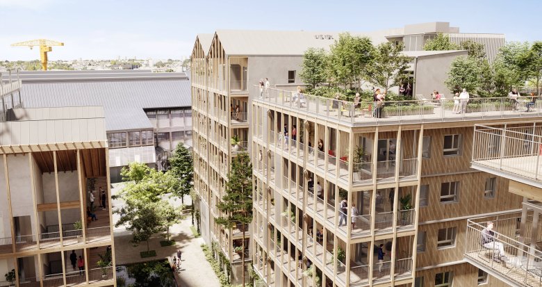 Achat / Vente programme immobilier neuf Nantes au coeur du quartier de la Création (44000) - Réf. 7106