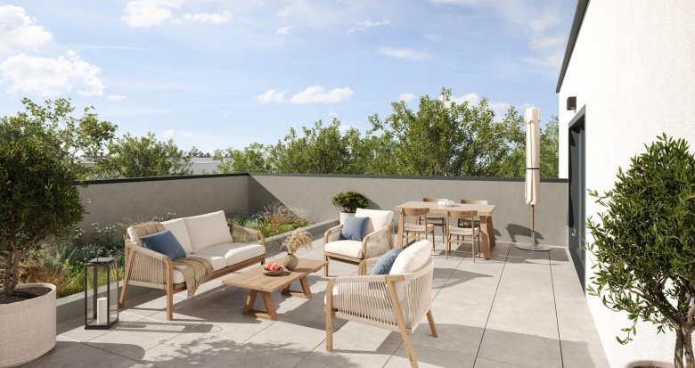 Achat / Vente programme immobilier neuf Nantes face au Parc de Procé proche commerces (44000) - Réf. 13118
