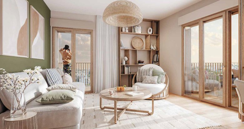 Achat / Vente programme immobilier neuf Nantes quartier Bottière-Chénaie proche tramway (44000) - Réf. 12901