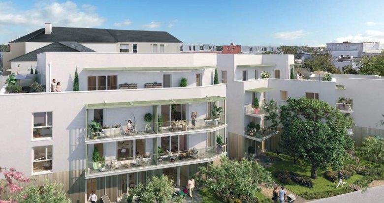 Achat / Vente programme immobilier neuf Nantes quartier Croix Bonneau proche tram (44000) - Réf. 7612