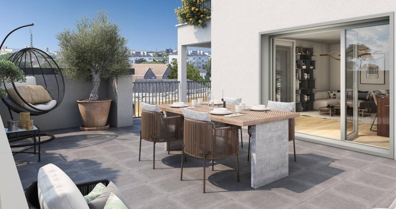Achat / Vente programme immobilier neuf Nantes quartier familial proche du centre-ville (44000) - Réf. 12185