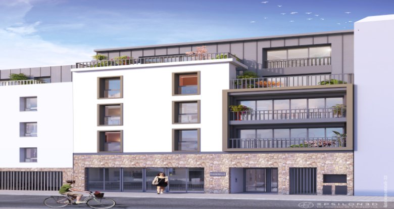 Achat / Vente programme immobilier neuf Nantes quartier Hauts Pavés (44000) - Réf. 5826