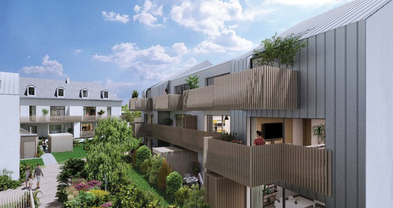 Achat / Vente programme immobilier neuf Nantes résidence face à la Sèvre Nantaise (44000) - Réf. 9563
