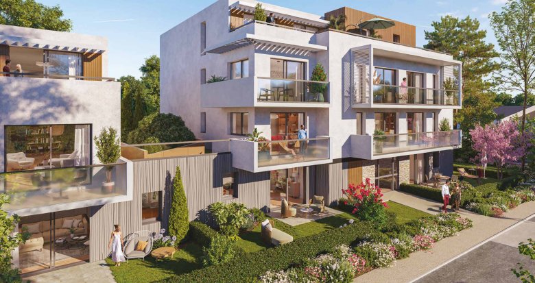 Achat / Vente programme immobilier neuf Pornichet à 8 min à pied de la plage de la Bonne Source (44380) - Réf. 11192