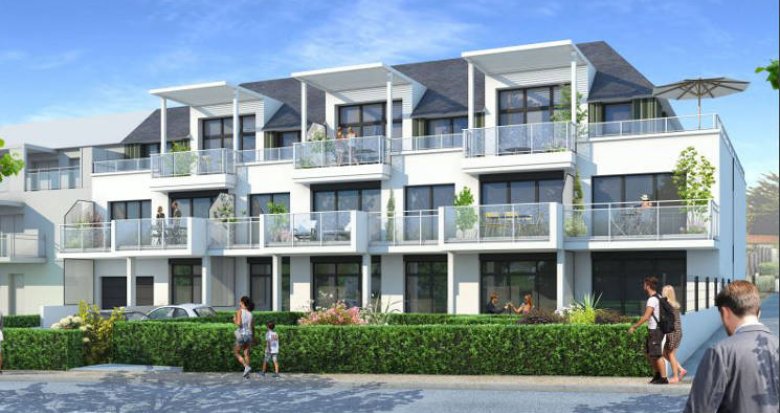 Achat / Vente programme immobilier neuf Pornichet à a 50m de la plage Sainte-Marguerite (44380) - Réf. 13707