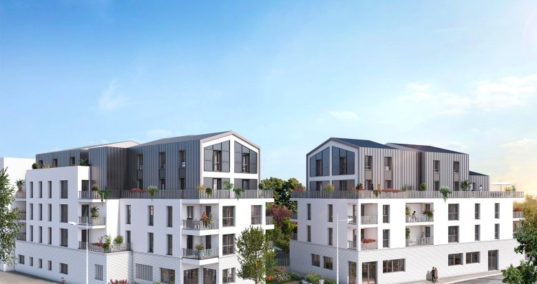 Achat / Vente programme immobilier neuf Rezé au cœur du quartier Butte de Praud (44400) - Réf. 6162