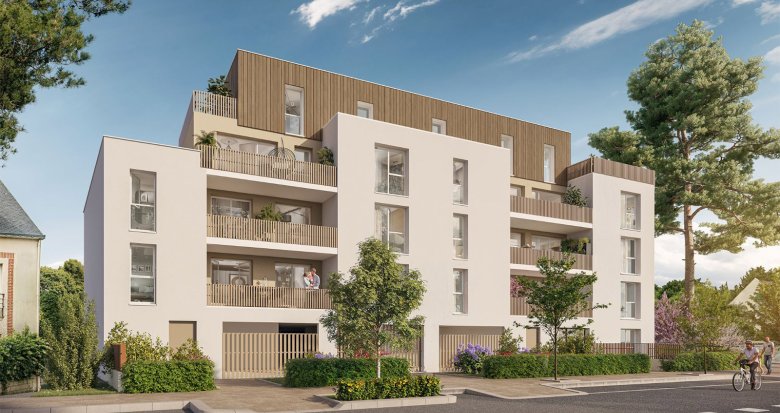 Achat / Vente programme immobilier neuf Saint-Herblain à 15 minutes de Nantes en tramway (44800) - Réf. 13036