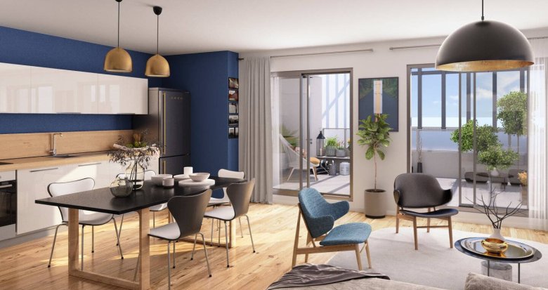 Achat / Vente programme immobilier neuf Saint-Herblain proche de la Chézine (44800) - Réf. 6567