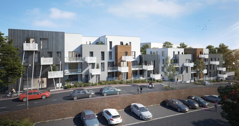 Achat / Vente programme immobilier neuf Saint-Herblain quartier la Bernardière en lisière du bois JO (44800) - Réf. 6973