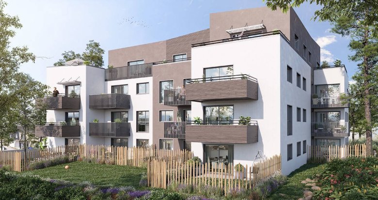 Achat / Vente programme immobilier neuf Saint Nazaire au calme dans un environnement boisé (44600) - Réf. 7144