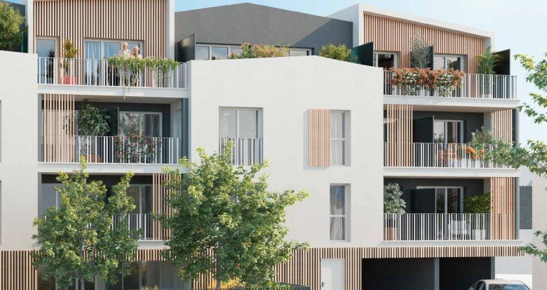 Achat / Vente programme immobilier neuf Saint-Nazaire résidence contemporaine proche des commodités (44600) - Réf. 7816