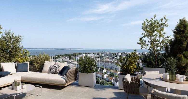 Achat / Vente programme immobilier neuf Saint-Nazaire vue panoramique sur la mer et l'estuaire (44600) - Réf. 6701