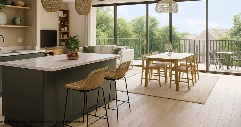 Achat / Vente programme immobilier neuf Savenay appartements proche de la forêt (44260) - Réf. 13610