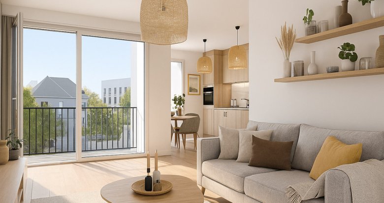 Achat / Vente programme immobilier neuf Nantes LMNP à deux pas de l’Erdre (44000) - Réf. 13656