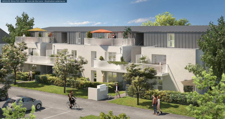 Achat / Vente programme immobilier neuf Sainte-Luce-Sur-Loire à 15 min du cœur de Nantes (44980) - Réf. 5883